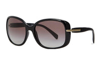 PRADA Acetate Butterfly Sunglasses Women's Black