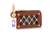 LOUIS VUITTON X Nba Legacy Net Zippy Card Holder Black/Brown