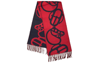HERMES Knit Scarves Women's Red