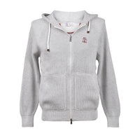 Brunello Cucinelli Hooded Zip-Up Cardigan