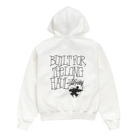 Stussy Long Haul Zip Hoodie 'Off White' 1975185-OFF