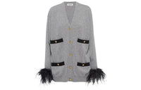 MIU MIU FW22 Cashmere Sweater Women's Gray