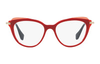 MIU MIU Eyeglass Frames Women's Red