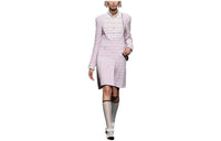 CHANEL 23 Spring And Summer Long-Sleeved Dresses Women's Pink