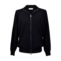 Brunello Cucinelli Zip-Fastening Ribbed-Cuff Sweater