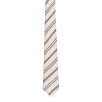 Brunello Cucinelli Stripe-Pattern Pointed Tie