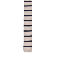 Brunello Cucinelli Striped Wool Tricot Tie