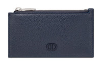DIOR Cow Leather Wallet Men's Marine Blue