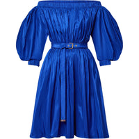 LOUIS VUITTON Off-the-Shoulder Plissé Dress