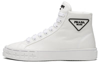 PRADA Wheel High Top Skateboard Shoes Women's White Black