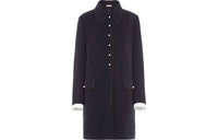 MIU MIU Coats Women's Navy Blue