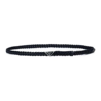 PRADA Leather Leather Belts Unisex Black -