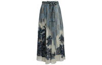 DIOR Casual Long Skirt Women's Blue