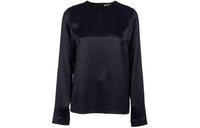 SAINT LAURENT Crewneck Long-Sleeved Top