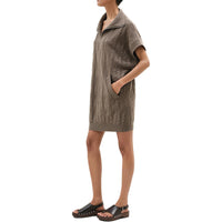 HERMES Short-Sleeved Dresses Women's Gray