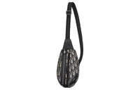 DIOR Scarab Oblique Printed Fabric Crossbody Bag, Shoulder Bag Men's Beige & Black