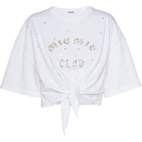 MIU MIU Crop Tops Women's White