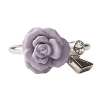 PRADA Enamel Metal Rings Women's Wisteria Purple