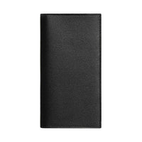 HERMES Citizen Twill Evergrain Calfskin Wallet Unisex Black