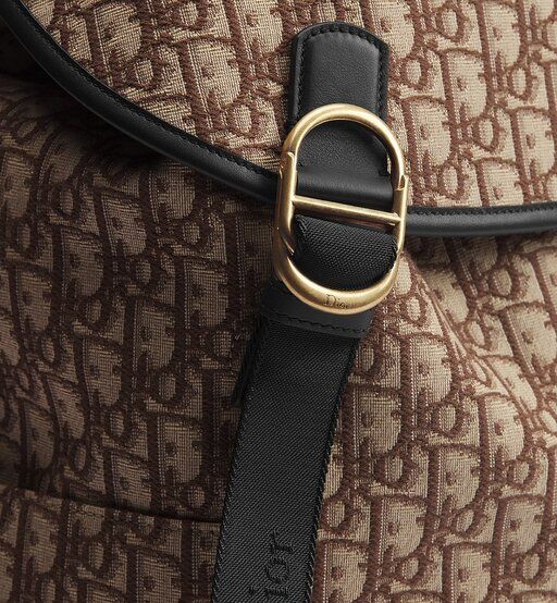 DIOR 26 Jett Backpack with Flap 'Brown' 1DBBA259YUS-H45E