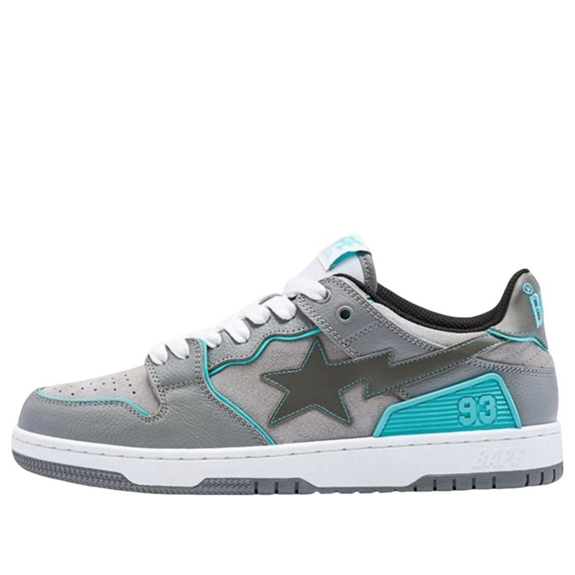 A Bathing Ape SK8 Sta #2 'Grey' 1I70-191-011-GRY