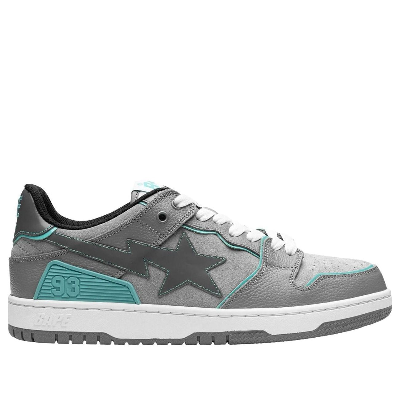 A Bathing Ape SK8 Sta #2 'Grey' 1I70-191-011-GRY