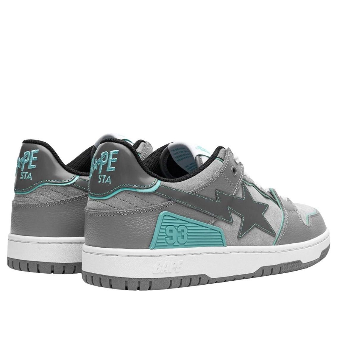 A Bathing Ape SK8 Sta #2 'Grey' 1I70-191-011-GRY