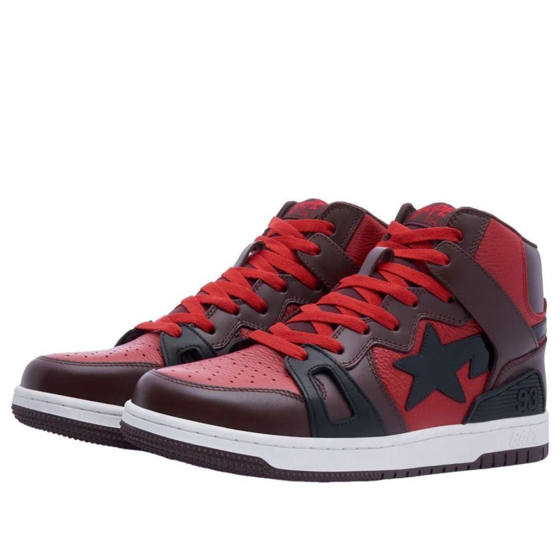 A Bathing Ape Sta 93 High 'Red' 1J30-191-019-RED