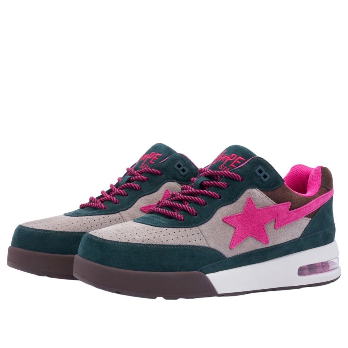 A Bathing Ape Road Sta #1 Premium Suede 'Pink' 1J30-191-021-PINK