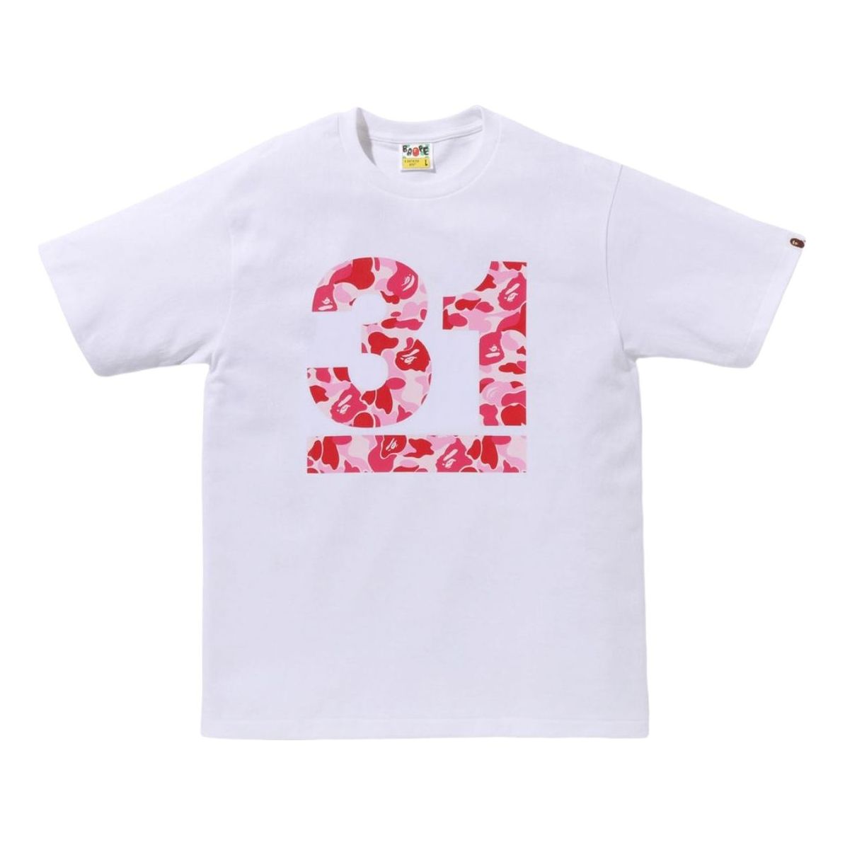 A Bathing Ape 31ST Anniversary ABC Camo Tee 'Pink' 1K20-110-016-PINK