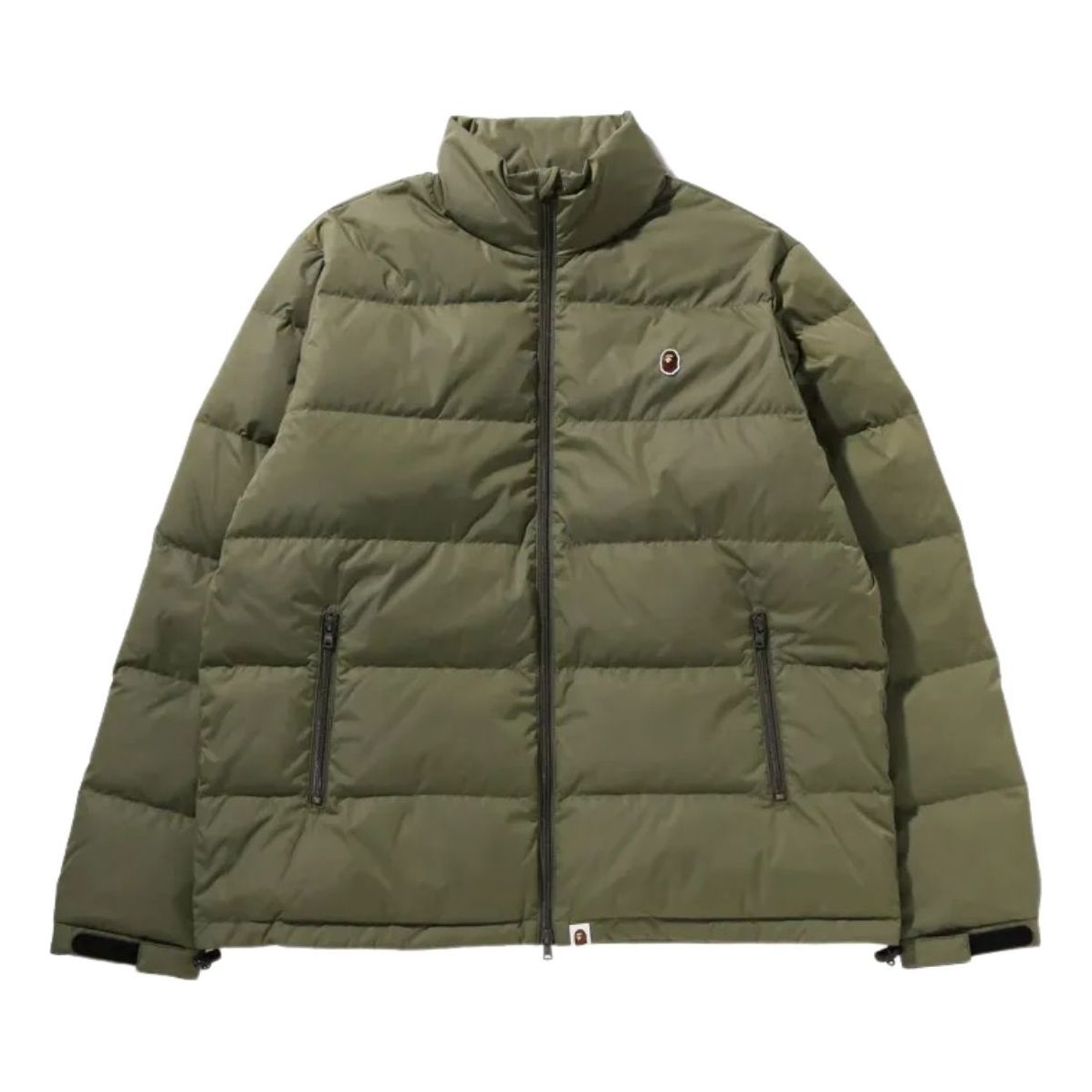 A Bathing Ape One Point Down Jacket 'Olivedrap' 1K25-144-001-OLIVE