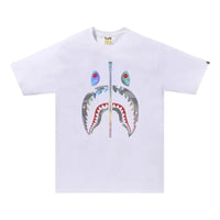 A Bathing Ape City Camo Shark Tee 'White Grey'  1K30-110-026-WHTGREY