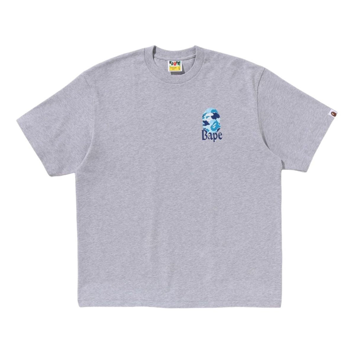 A Bathing Ape Floral Ape Head Relaxed Fit Tee 'Gray' 1K30-110-324-GRAY