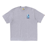 A Bathing Ape Floral Ape Head Relaxed Fit Tee 'Gray' 1K30-110-324-GRAY