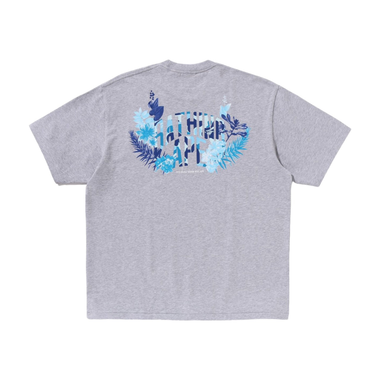 A Bathing Ape Floral Ape Head Relaxed Fit Tee 'Gray' 1K30-110-324-GRAY