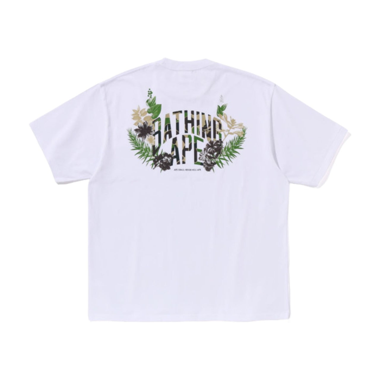 A Bathing Ape Floral Ape Head Relaxed Fit Tee 'White' 1K30-110-324-WHITE