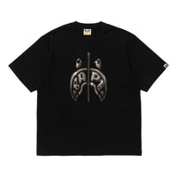 A Bathing Ape Mad Shark Photo Print Relaxed Fit Tee 'Black' 1K30-110-333-BLACK