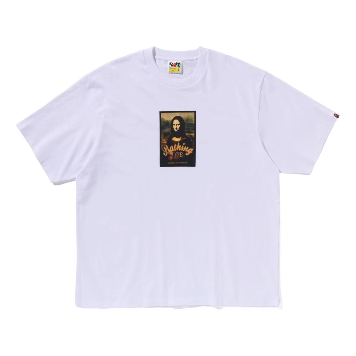 A Bathing Ape Art Print Relaxed Fit Tee 'White' 1K30-110-336-WHITE