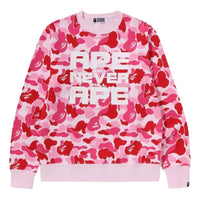 A Bathing Ape ABC Camo Asnka Crewneck 'Pink' 1K30-113-009-PINK
