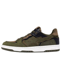(WMNS) A Bathing Ape Sk8 Sta #6 'Olivedarb' 1K30-191-313-OLVDARB