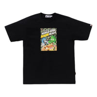 A Bathing Ape Heads Flyer Tee 'Black' 1K70-109-007-BLACK