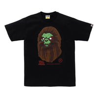 A Bathing Ape Horror Mad Face Tee 'Black' 1K70-110-018-BLACK