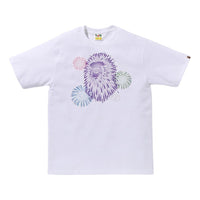 A Bathing Ape Head Firework Tee #2 'White' 1K72-110-012-WHITE