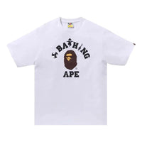 A Bathing Ape Ninja College Tee 'White' 1K72-110-132-WHITE