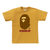 A Bathing Ape Katakana by Bathing Ape Tee 'Yellow' 1K80-110-026-YELLOW