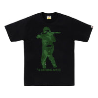 A Bathing Ape Bitmap Soldier Tee 'Black' 1K80-110-042-BLACK