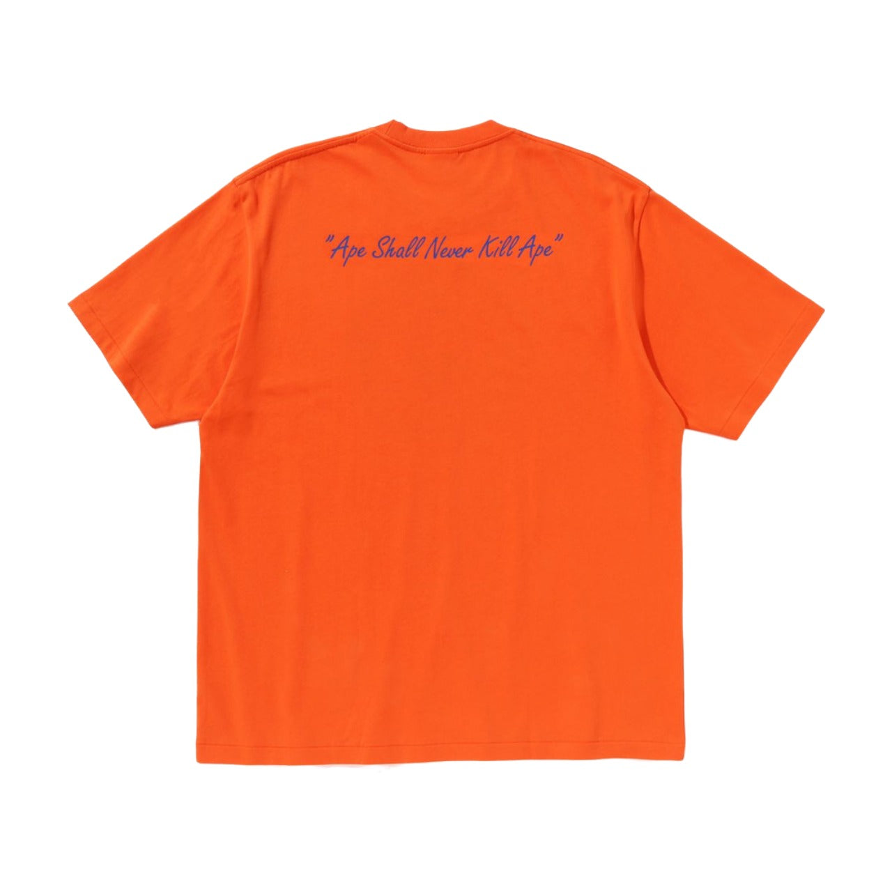 A Bathing Ape Pixel Comic Ape Head Relaxed Fit Tee 'Orange' 1K80-110-304-ORANGE