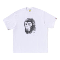 A Bathing Ape Pixel Comic Ape Head Relaxed Fit Tee 'White' 1K80-110-304-WHITE