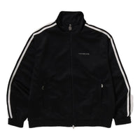 A Bathing Ape Line Camo Jacquard Bathing Ape Logo Relaxed Fit Track Jacket 'Black' 1K80-113-309-BLACK