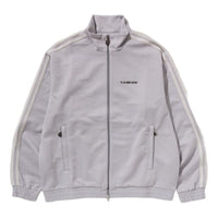 A Bathing Ape Line Camo Jacquard Bathing Ape Logo Relaxed Fit Track Jacket 'Silver' 1K80-113-309-SILVER